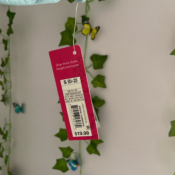 Target blue bikini top new with tags - Picture 2 of 3